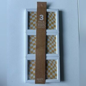 White Photo Frame Set - 3 Pack
